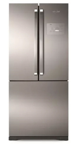 Imagen 1 de 5 de Heladera No Frost Inox Wro80k2 Whirlpool 541