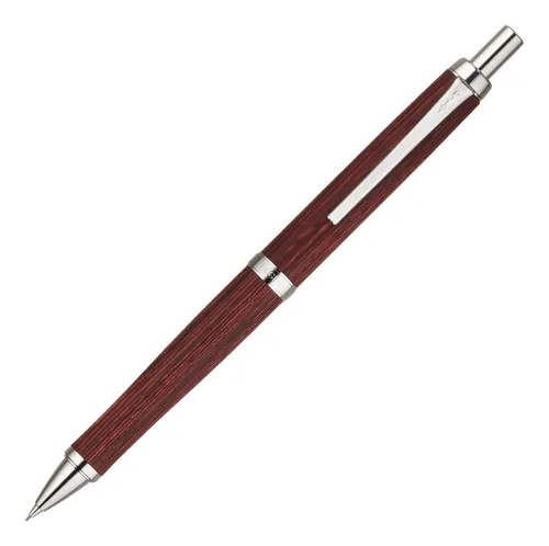 Pilot Legno Lápiz Mecánico Con Mina 0,5 Mm, Rojo Oscuro