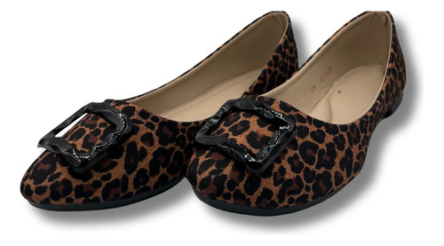 Balerina Dama Print De Leopardo Zenda
