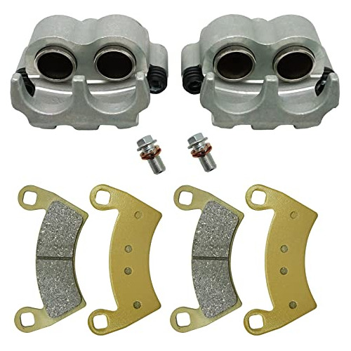 Rear Left Right Brake Caliper Pads For Polaris Rzr 1000...