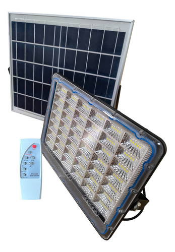 Reflector Solar 300w Ip66 Lampara Led Con Panel Control Luz