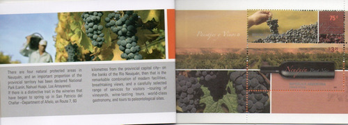 Imagen 1 de 7 de Argentina 3 Carnet Vinos Torrontés, Syrah, Pinot Noir 2007 