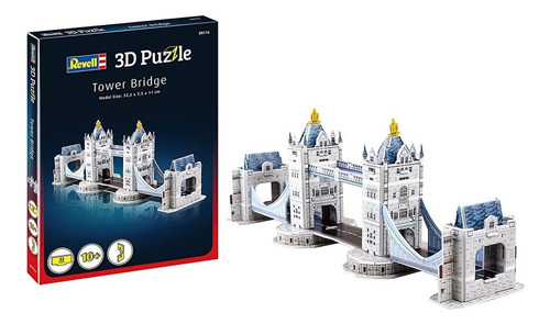 Quebra Cabeça 3d Puzzle Tower Bridge De Londres Revell 00116