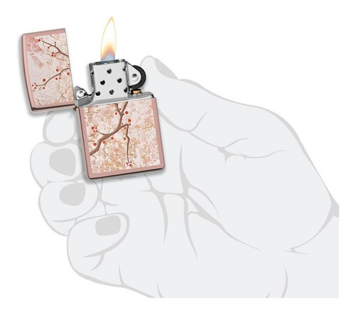 Imagen 6 de 10 de Encendedor Zippo Modelo 49486 Eastern Design Garantia.