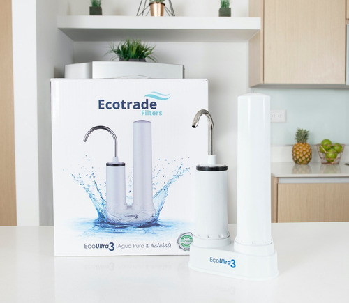 Imagen 2 de 10 de Filtro Purificador Agua Ecotrade Filters + Kit 2 Repuestos