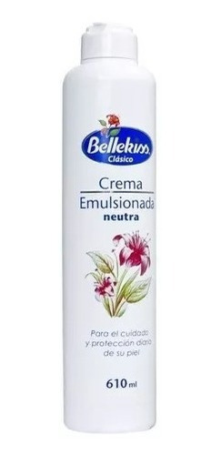 Crema Emulsionada Neutra 610 Ml Bellekiss