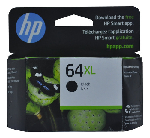 Cartucho Hp 64xl Negro Original N9j92an Sellado Eeuu Usa