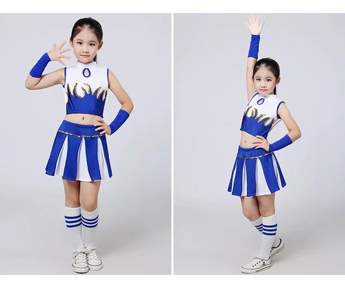 Kid Dance Hip Hop Para Niños, Uniforme De Porrista, Colegial