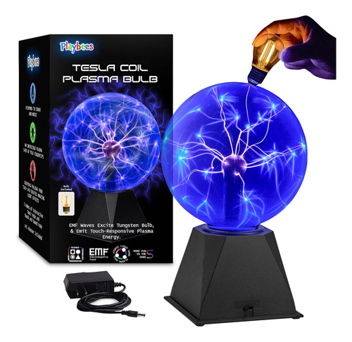 Bobina De Tesla, Electricidad Estática En Vidrio Colorido.