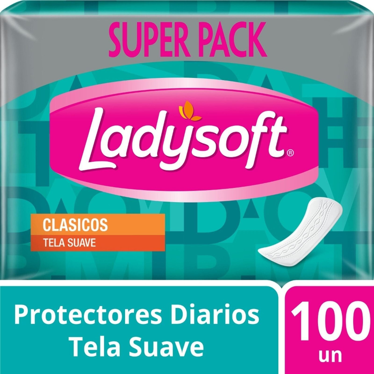 Protector Diario Ladysoft Clásicos Tela Suave 100 Un