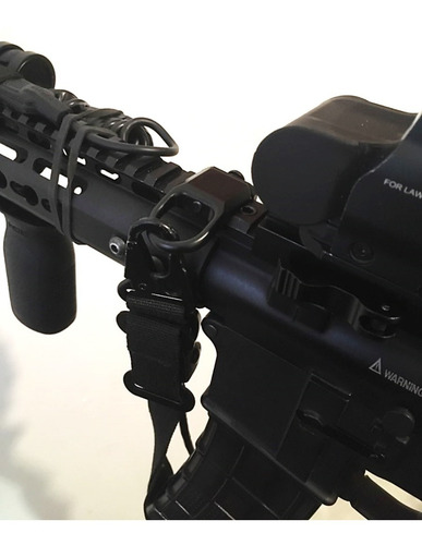 Imagen 8 de 10 de Montura Portafusil Para Riel Picatinny Bajo Perfil