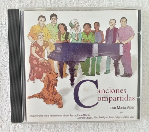 Jose Maria Vitier Cd Canciones Compartidas Silvio Rodriguez (Usado)