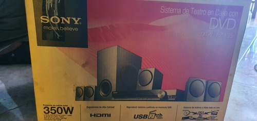 Imagen 4 de 4 de Sistema De Teatro En Casa Con Dvd Sony