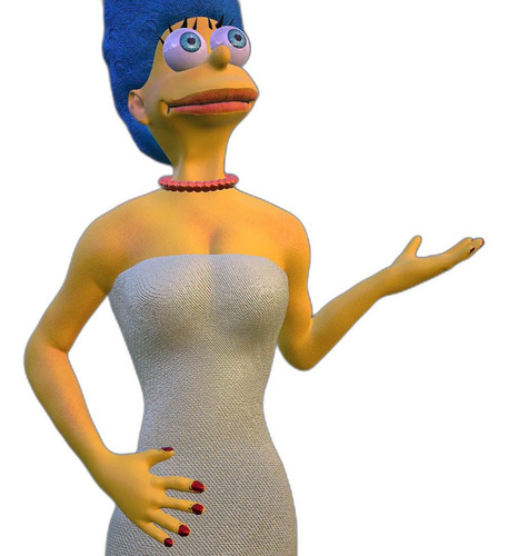 Marge Simpson: Elegancia Y Tradición En Artesanía
