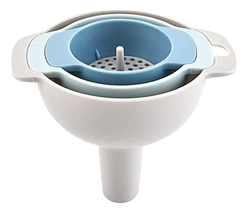 Embudo De Cocina Mini Embudo Con Colador De Malla, Boca
