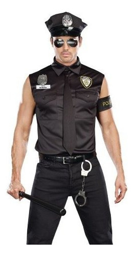 Disfraz De Oficial De Policía De Dreamgirl Para Hombre, Ed B