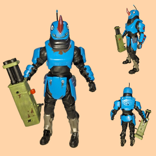 Fortnite Rhino Beastmode Con Lanzador Quad Mcfarlane Toys (Usado)