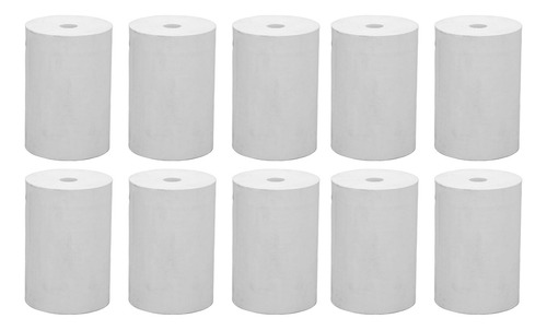 Papel Térmico Para Recibos, 10 Rollos De Impresión, 80 Mm, T