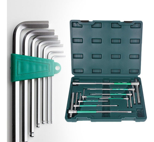 T Manejo De Llave Hexagonal Llave Allen Con Manga 8pcs