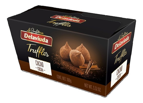 Trufas Dela Viuda de Cacao 100 g