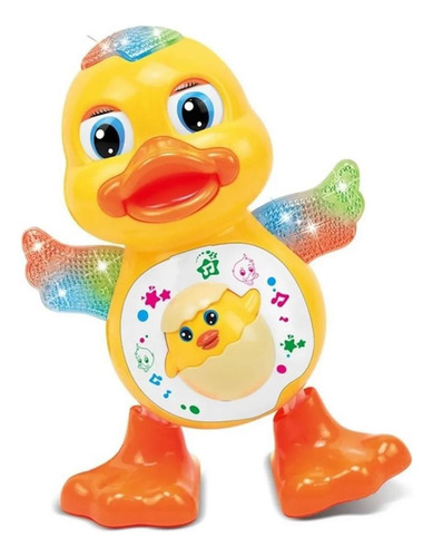 Brinquedo Infantil Pato Musical Dança Luz E Som
