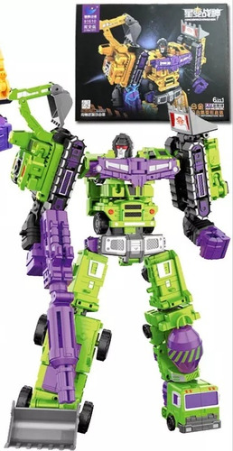 Devastator Devastador 27cm 6 En 1, Nuevo En Caja
