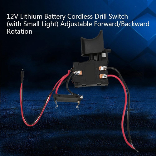 7.2 V - 24 V Lithium Battery Cordless Drill Speed Control Tr