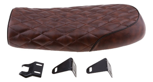 Universal Brat Diamond Flat Cafe Racer Asiento Marrón