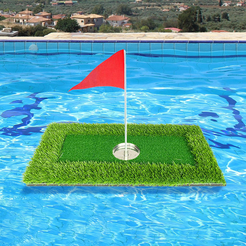 Estera De Práctica Plegable Verde De Golf Flotante Para