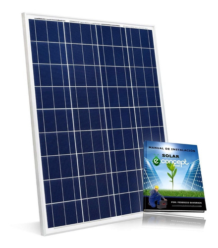 Imagen 1 de 10 de Panel Solar De 50w - Para Cargar Baterías - 50 W 12v