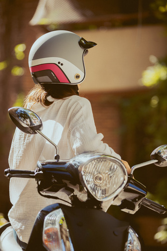 Casco Moto Abierto Vertigo Vintage Scooter. En Gravedad X