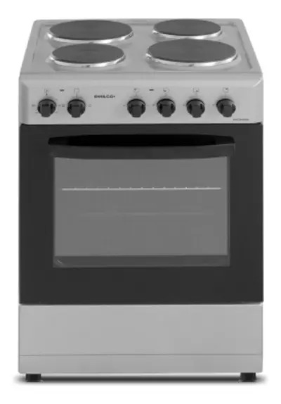 Cocina Eléctrica Philco Phch060p 4 Hornallas 60 Cm Plateado