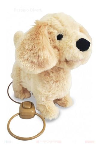 Imagem 2 de 2 de Cachorrinho Passeio Divertido Toyng Playfull Pets Creme