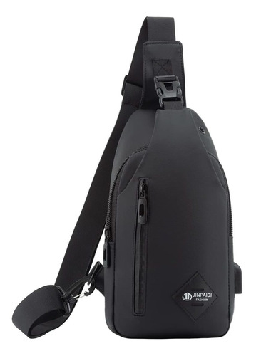 Eshow Mochila Bandolera Para Hombre Bolsa Cruzada Pecho L