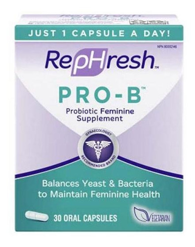 Rephresh Pro-b Probiótico Cápsulas De Suplemento Femenino,