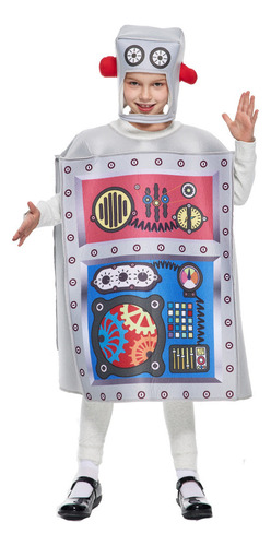Bc Traje De Halloween Para Niños Con Forma De Robot