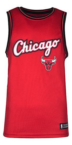 T-shirt Caballero Fexpro Chicago Bulls Nbajs524103 Poli Rojo