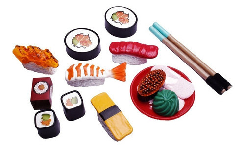 Juego De Comida Sushi Chef El Duende Azul Color Multicolor
