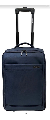 Valija Plegable Discovery Chica Carry On Práctica Viajes Color Azul