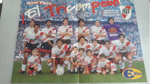 Póster River Tricampeón 1997
