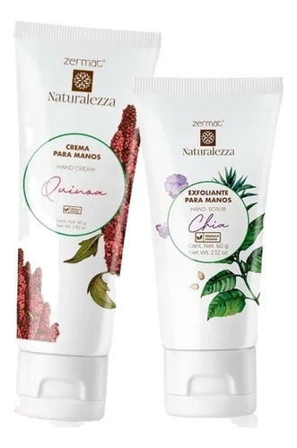  Set De Crema Humectante Y Exfoliante Para Manos Veganas Tipo De Envase Tubo