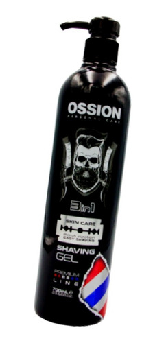 Gel Para Afeitar Ossion 3 En 1 Premiun