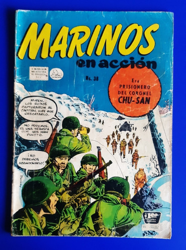 Revista Comic Marinos En Accion - Ed Mexico 1958