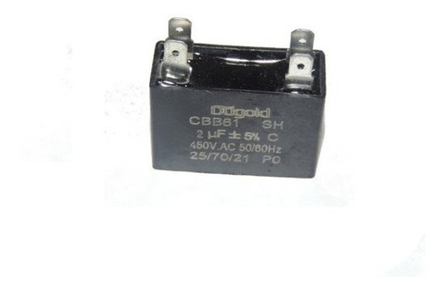 Capacitor De Partida 03uf X 450vac Cbb61 (quadrado)