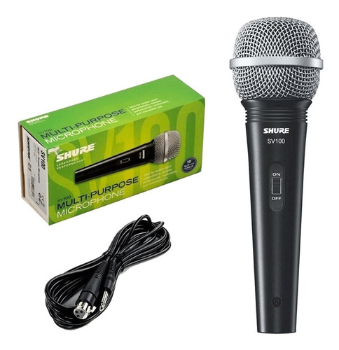 Microfono Shure  Sv100 Original Alámbrico Profesional