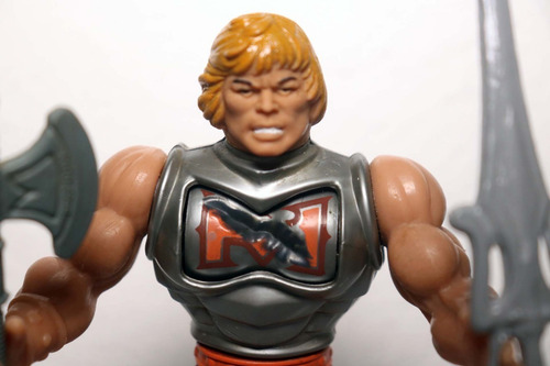 He-man Battle Armor Damaged Motu Anos 80 Completo Boneco