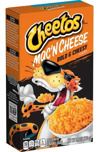 Cheetos Mac And Cheese Flamin' Hot Macarrones (160g)