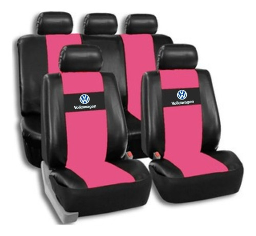 Funda Cubre Asiento Rosa Para Gol, Voyage, Trend Oferta!!