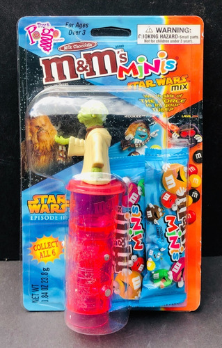 Star Wars M&ms Dispensador De Dulces Yoda