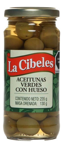 Aceitunas Cibeles Verdes Con Hueso 235 G